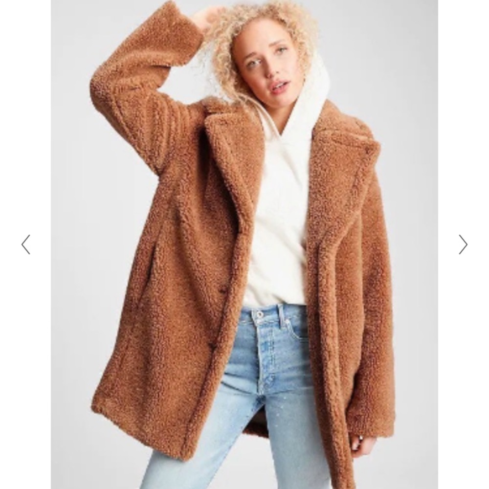 GAP Oversized Teddy Coat XS